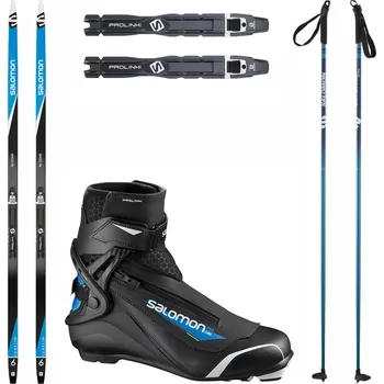 Běžky SALOMON R6 Combi PM Prolink Pro + SALOMON Pro Combi Prolink + SALOMON Escape Vitane