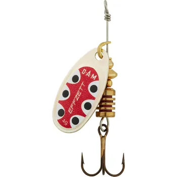 Umělá nástraha Dam Třpytka Effzett Standard Spinner Silver Black Dot Hmotnost: 4 g