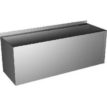 Nerezový dřez Sanela Nerezové dřezy - Nerezový žlab hranatý celoopláštěný, AISI 304, délka 1250 mm SLUN 10PA