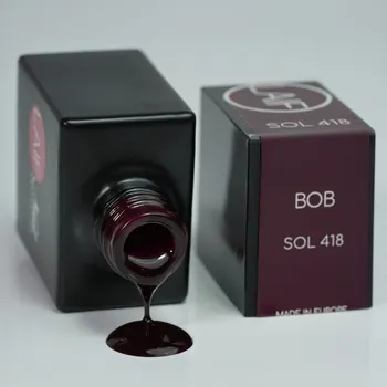 Umělé nehty Laif Gel lak hnědý SOL - 418 BOB 10ml