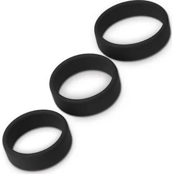 Kroužky na penis Lovetoy POWER PLUS SILICONE PRO 3 ks | Lovetoy