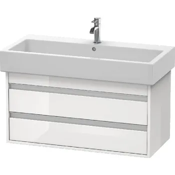 Koupelnový nábytek Duravit Ketho - Umyvadlová skříňka 48x95x44 cm, 2 zásuvky, lesklá bílá KT663802222