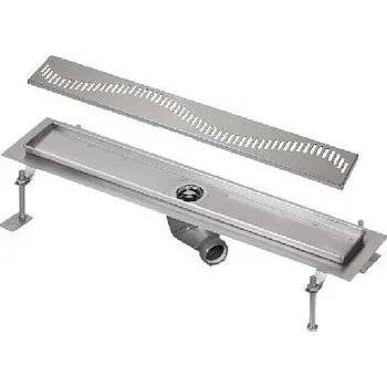 sprchový žlab Sanela Nerezové žlaby - Sprchový žlab do prostoru, délka 75 cm, matná nerez SLKN 03AX