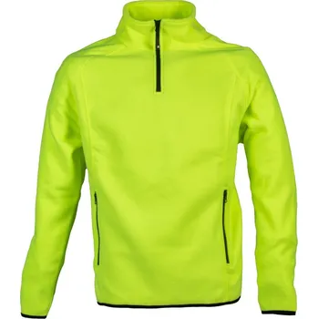 Pánská mikina James Ross Fleecová mikina Torino žlutá fluo L