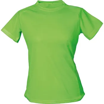 Dámské tričko James Ross Tričko Montevideo dámské green fluo M