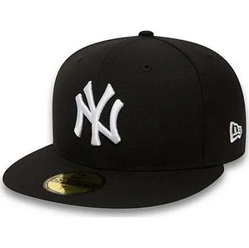 Kšiltovka kšiltovka NEW ERA 5950 MLB Basic NEYYAN Black/White Log velikost kšiltovek 7_1/8
