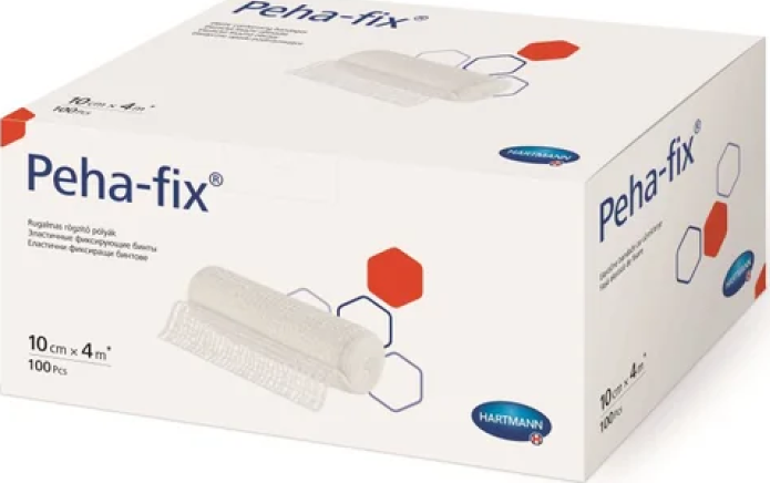 Obinadlo elastické fixační Peha-fix, 10 cm x 4 m, 100 ks