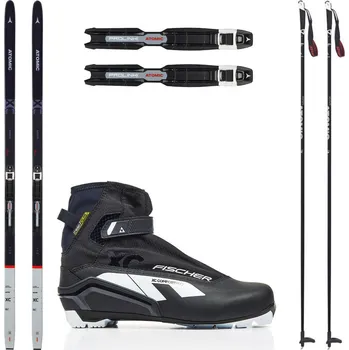 Běžky ATOMIC Savor XC Grip s vázáním NNN Automatic + Obuv FISCHER XC Comfort Pro + Hole
