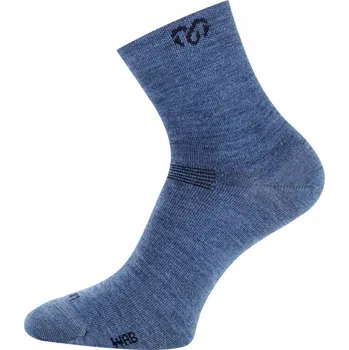 Pánské ponožky Lasting trekingové tenké ponožky Merino WAB-522 modrá 25/26 M