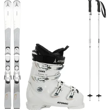 Sjezdové lyže Lyžařský set ATOMIC Cloud C8 s vázáním + lyžáky ATOMIC Hawx Magna + hole