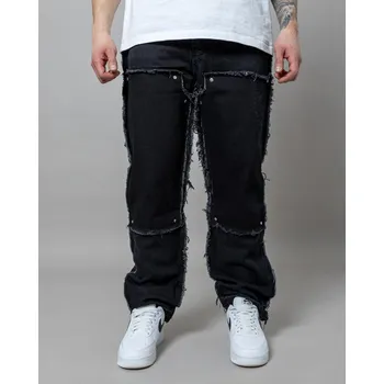 Pánské kalhoty 2Y Premium Černé carpenter džíny ABADON Velikost: 33