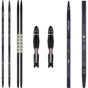 Běžky Běžkový set ATOMIC Pro C1 Skintec se stoupacím pásem a vázáním NNN Šedá 188 cm 60 - 70 kg