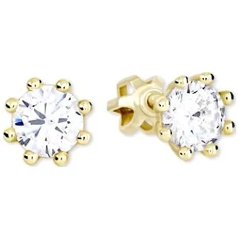 Náušnice Leru Náušnice se zirkony na šroubek Tamara