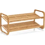 ZELLER Botník bambus 2 police 74x33x33cm