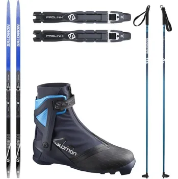 Běžky Běžkový set SALOMON R6 Combi PM s vázáním + obuv RS10 Nocturne Prolink + hole
