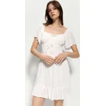 Overalové šaty - L - House - bílý - 953GP-00X