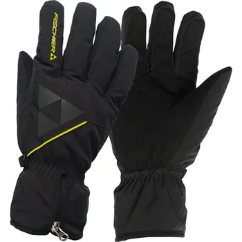 Rukavice Lyžařské rukavice FISCHER Classic Black Černá 11