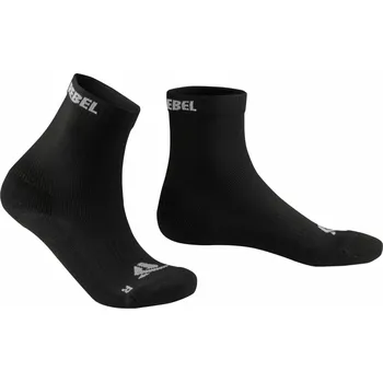 Pánské ponožky Active Rebel ACTIVE REBEL Player Tenis. ponožky, 2 páry, 57%PA, 20%rec.CO,20%PES,3%EA - 0 - černá - 42-44