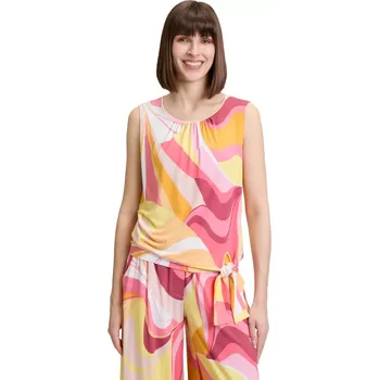 Dámská halenka BETTY BARCLAY dámská halenka růžovožlutá bez rukávu