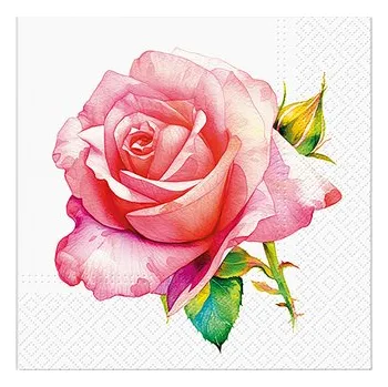 Papírový ubrousek Papírové ubrousky UNIQUE ROSE, 20 ks