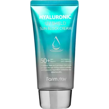 Přípravek na opalování Farmstay Hyaluronic UV Shield Sun Block Cream ochranný krém SPF 50+ 70 ml