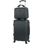 Sada malého kabinového kufru a cestovní taštičky Madisson 44202 černá
