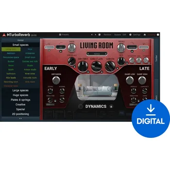 Hudební software MELDA MTurboReverb (Digitální produkt)