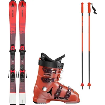 Sjezdové lyže Lyžařský set ATOMIC Redster J4 + lyžáky + hůlky
