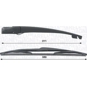 Stěrač-sada, čištění oken MAGNETI MARELLI 000723180442