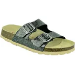 Superfit pantofle černé se třpytem 0-800111-0100 velikost 36