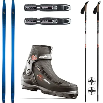 Běžky Backcountry set ROSSIGNOL BC 65 Positrack s vázáním + boty Alpina Outlander + hole