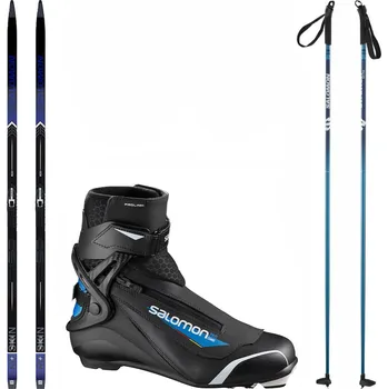 Běžky SALOMON RC8+ eSKIN s vázáním - NNN + SALOMON Pro Combi Prolink + SALOMON Escape Vitane