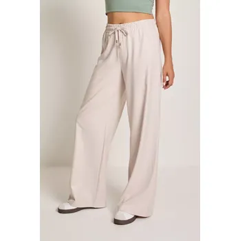 Dámské kalhoty PARAMI dámské kalhoty béžové prodloužené