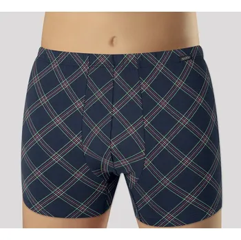 Boxerky Boxerky Andrie PS 5711 Barva: modré se zelenočerveným tiskem, Velikost: 46/48 (M)