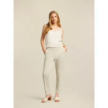 Dámské kalhoty BEAUMONT dámské kalhoty béžové úzké