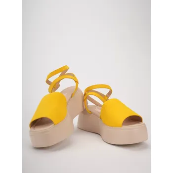 Dámské sandále WONDERS beach dámské baleríny žluté