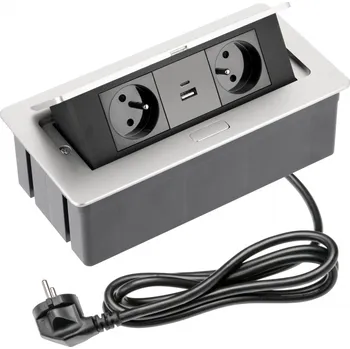 Elektrická zásuvka GTV AE-PBSUC2GU-53N