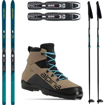 Běžky FISCHER Outback 68 Crown/Skin Xtralite s vázáním + boty Alpina Tourer Light + hole