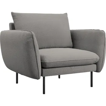 Křeslo Cosmopolitan Design Šedé bouclé křeslo Vienna