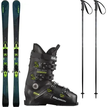 Sjezdové lyže ELAN Amphibio 12 C PS ELS 11.0 GW Shift + SALOMON Wide Cruise 70 + hole