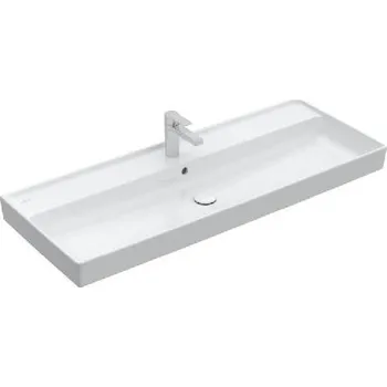 Umyvadlo Villeroy & Boch Collaro - Umyvadlo nábytkové 120x47 cm, s přepadem, otvor pro baterii, CeramicPlus, Stone White 4A33C5RW