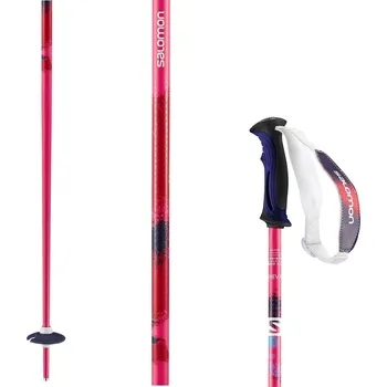 Lyžování Sjezdové hůlky SALOMON Shiva Pink Růžová 100 cm 150 až 160 cm
