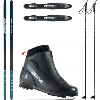 Běžky SPORTEN Perun MgE NIS s vázáním NNN + boty Alpina T5 + hole