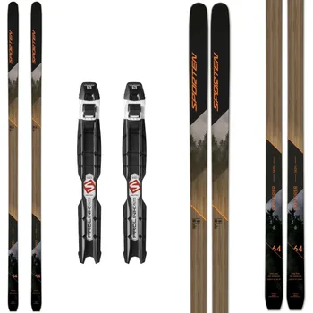 Běžky Backcountry set SPORTEN Explorer SKIN se stoupacím pásem a vázáním NNN Prolink Hnědá 175 cm 60 - 70 kg
