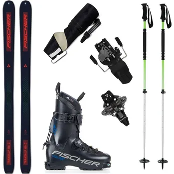Lyžování Skialpinistický set FISCHER Transalp 86 Carbon + vázání FISCHER Tour Classic + lyžáky Fischer + pásy