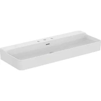 Umyvadlo Ideal Standard Conca Ceram - Umyvadlo 120x45 cm, s přepadem, 3 otvory pro baterii, bílá T380401