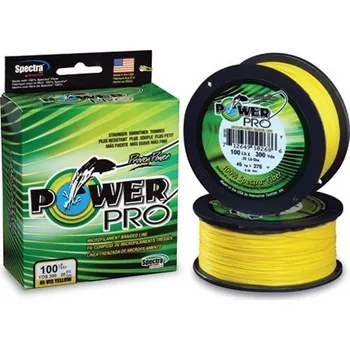 Power Pro Splétaná Šňůra Hi-Vis Yellow 135 m Průměr: Průměr 0,15 mm Nosnost 9 kg