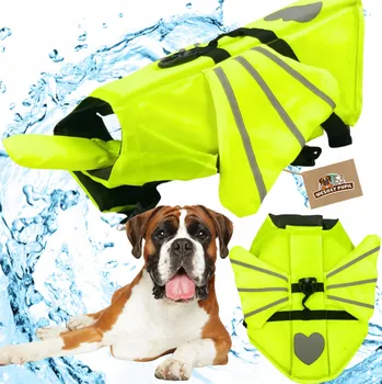Obleček pro psa KAPOK pro psa plovací vesta do vody SE KŘÍDLY XXL