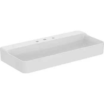 Umyvadlo Ideal Standard Conca Ceram - Umyvadlo 100x45 cm, bez přepadu, 3 otvory pro baterii, bílá T380101