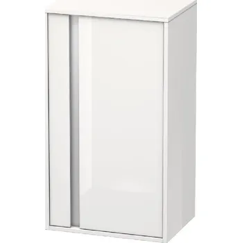 Koupelnový nábytek Duravit Ketho - Skříňka vysoká 88x50x36 cm, pravá, lesklá bílá KT1266R2222